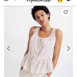 NTW Madewell floral top